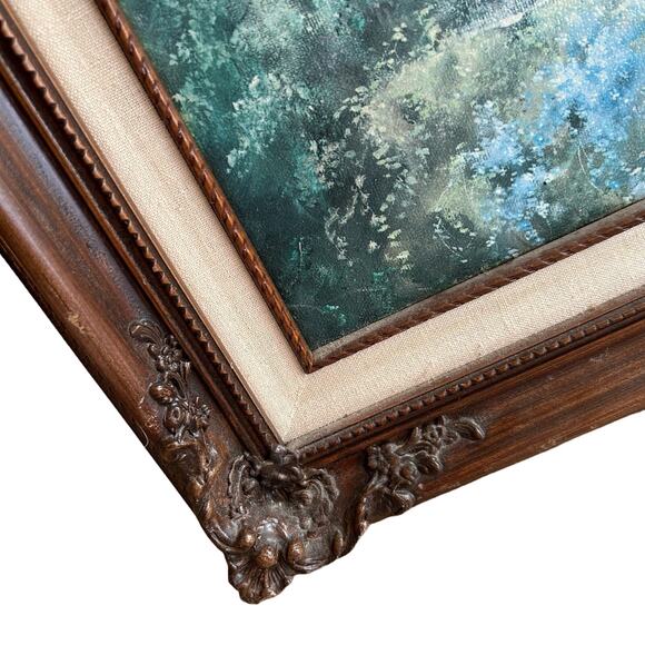 Marty Bell Larkspur Cottage Limited Edition Lithograph Canvas Print #537/900 - Picture 11 of 15